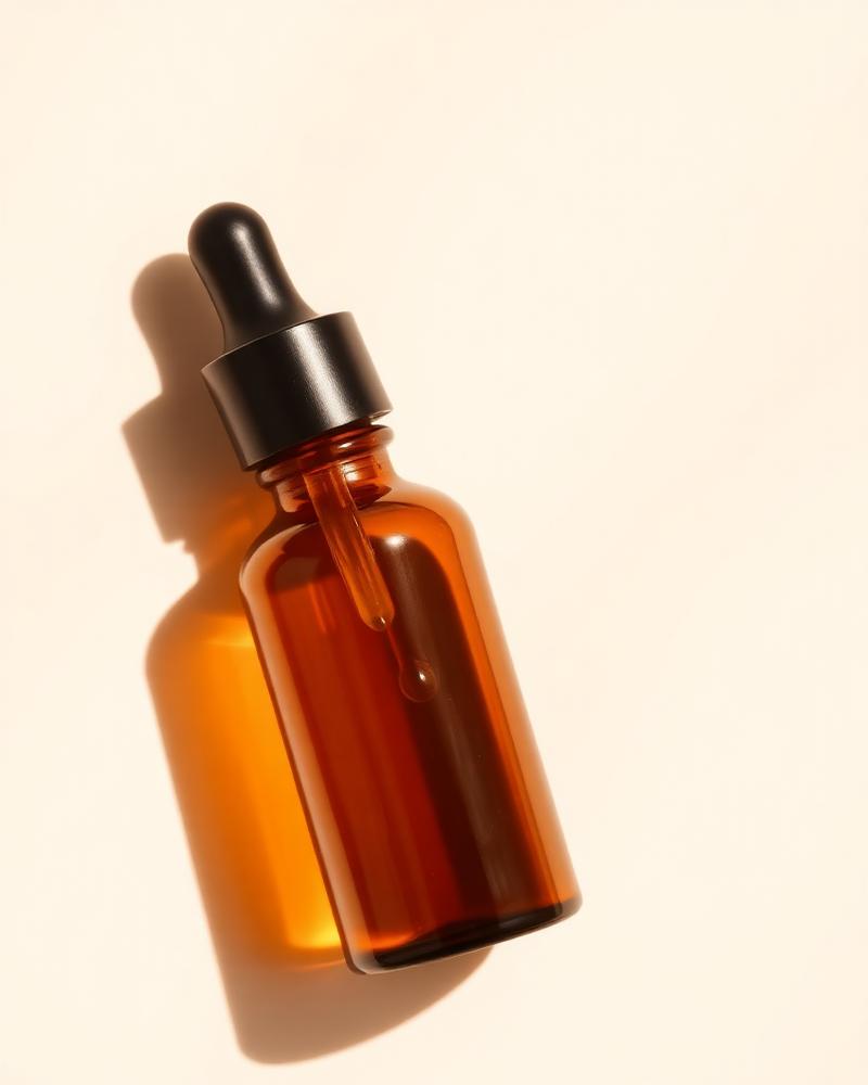 Amber glass dropper bottle of Daphie Radiance Serum